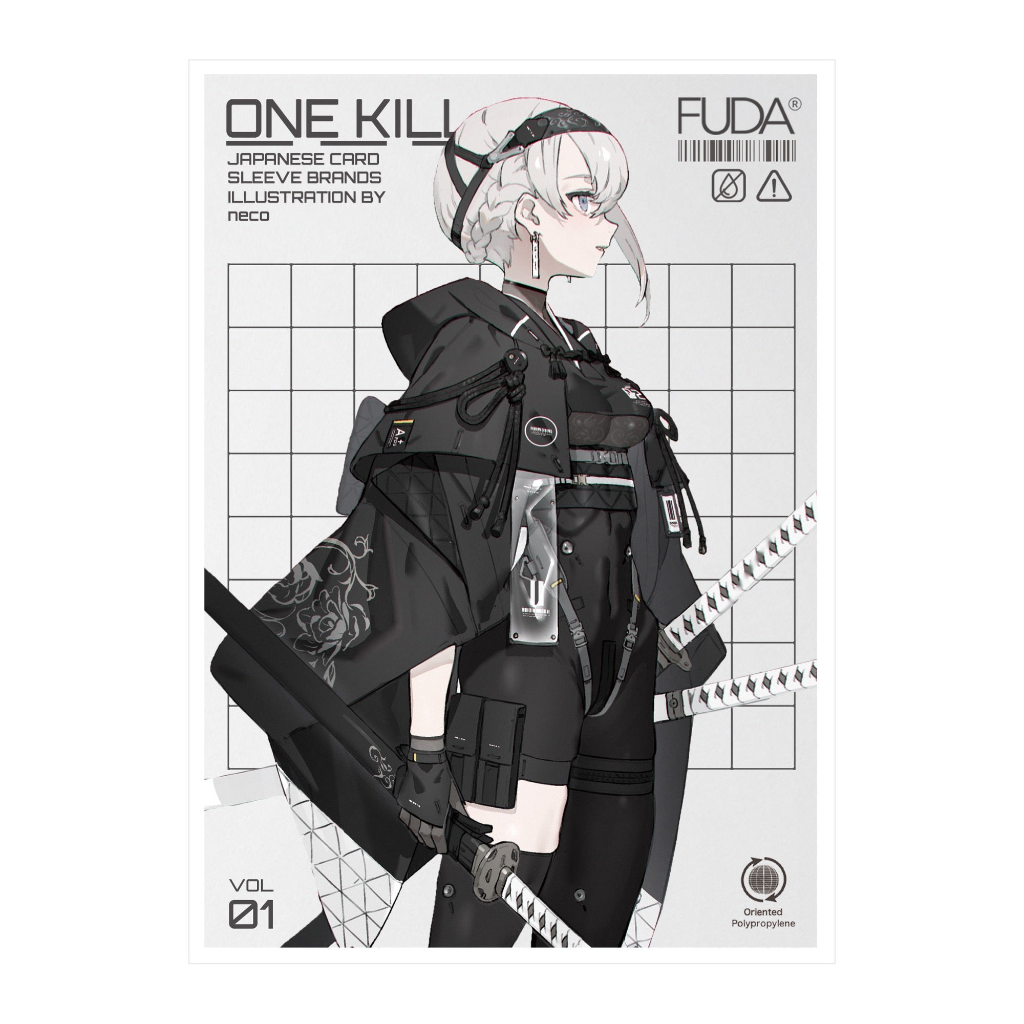 FUDA x neco #1 trading card sleeve